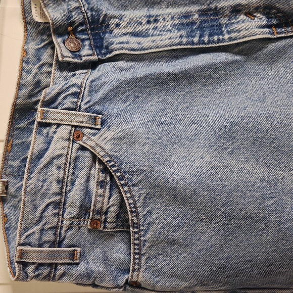 Men's 505's Vintage Levis Orange Tab Made In Mexico Blue Relaxed Cotton Jeans - Picture 7 of 9